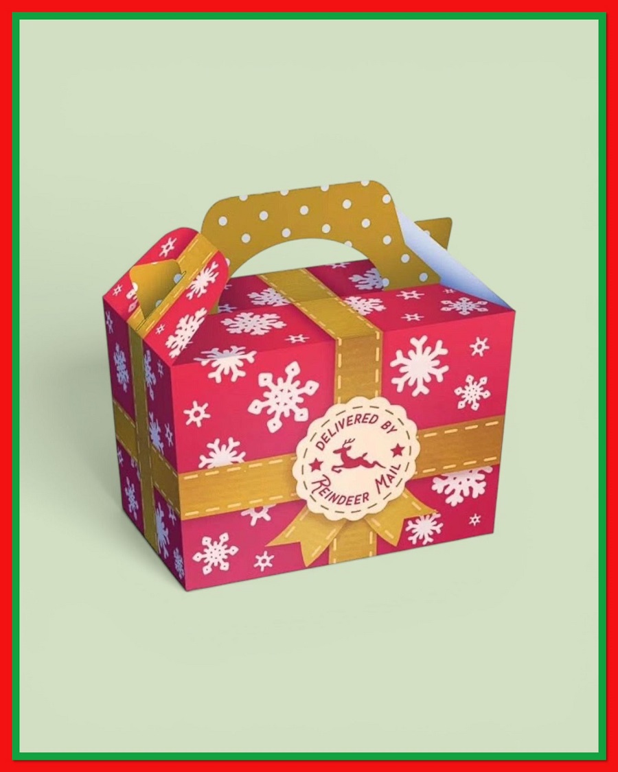 Reindeer Mail Food Box