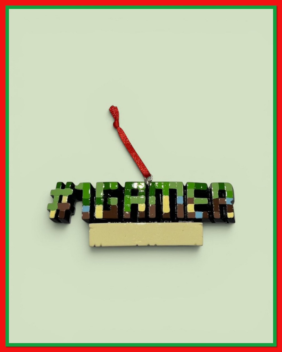 Personalisable Gamer Ornament