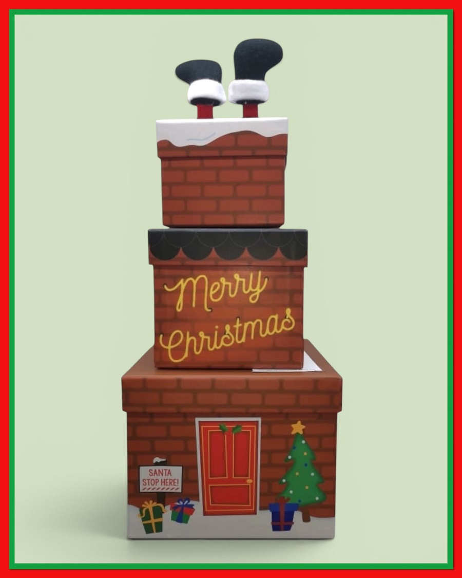 Chimney 3pc Stacking Box