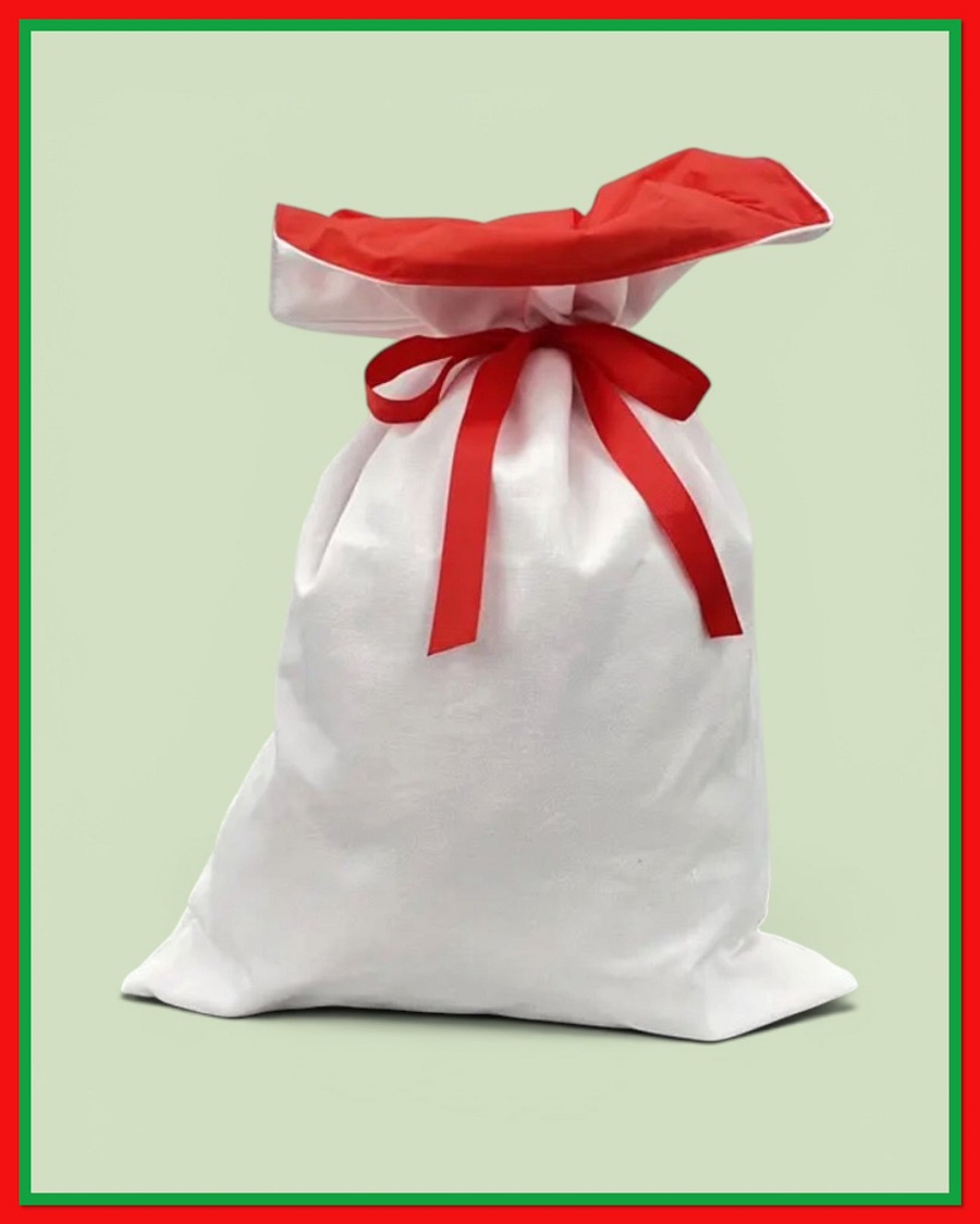Sublimation Santa Sack - Red Lined