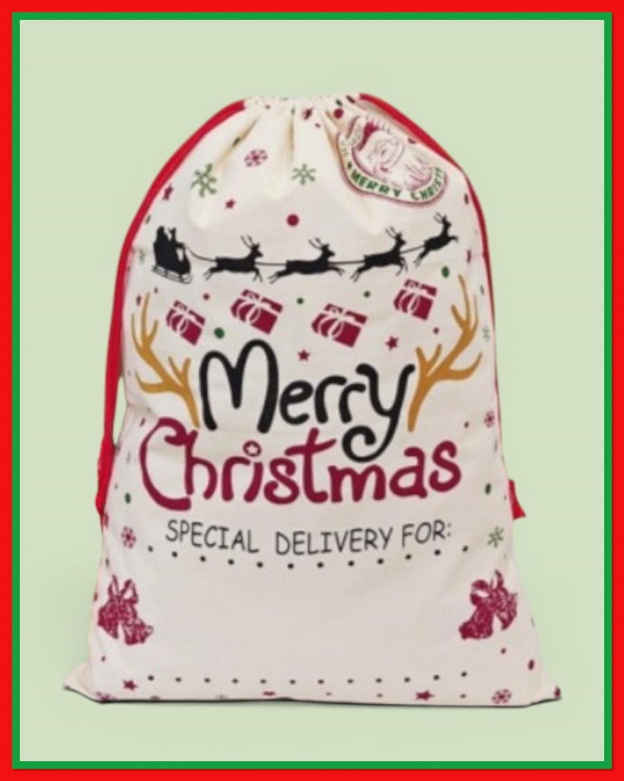 Merry Christmas Santa Sack