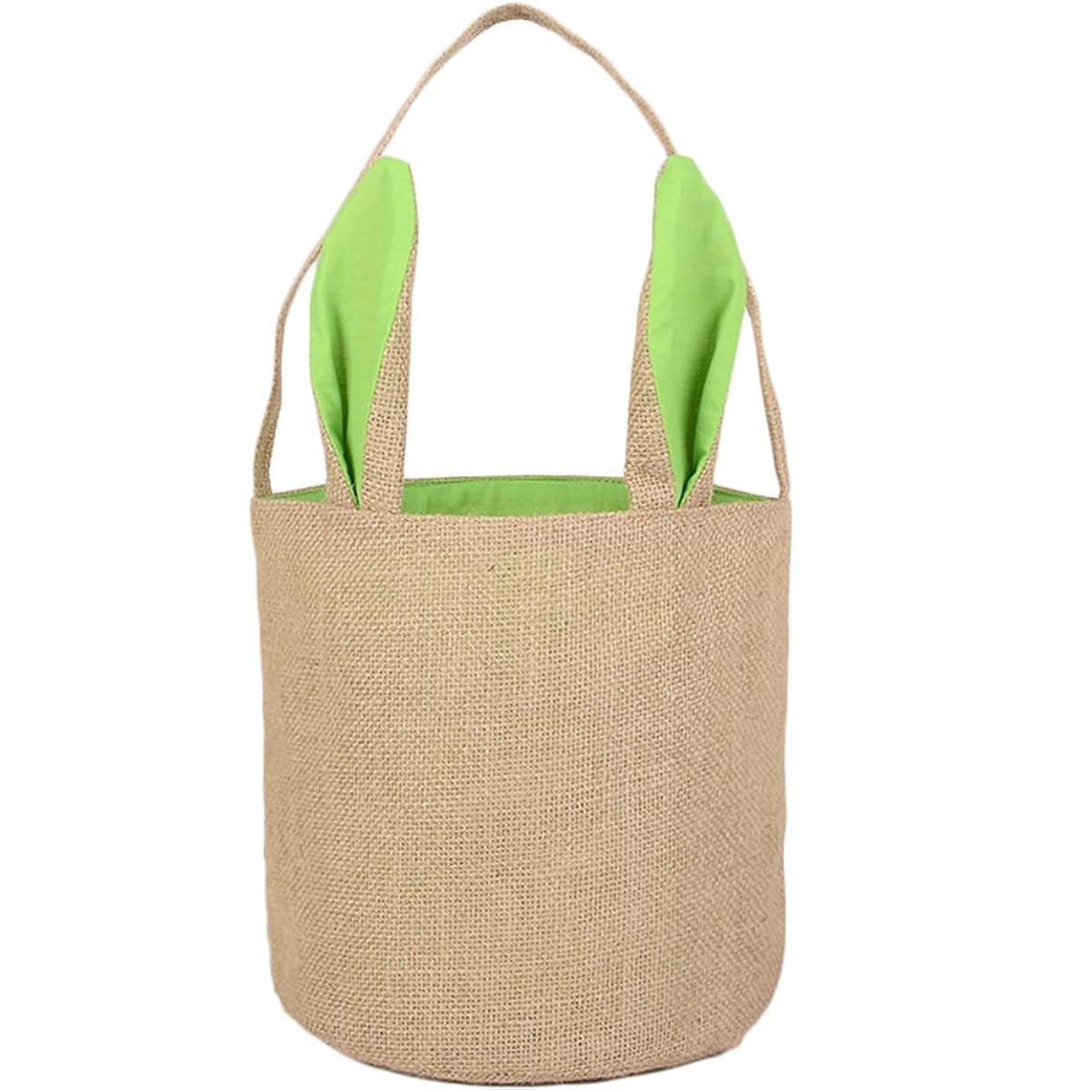 Green Jute Easter Basket