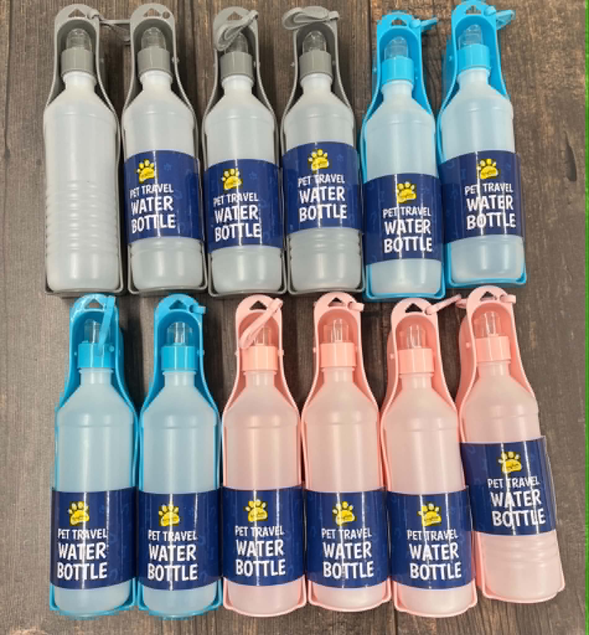 Pet Travel Water Bottle Bundle x 12 pieces