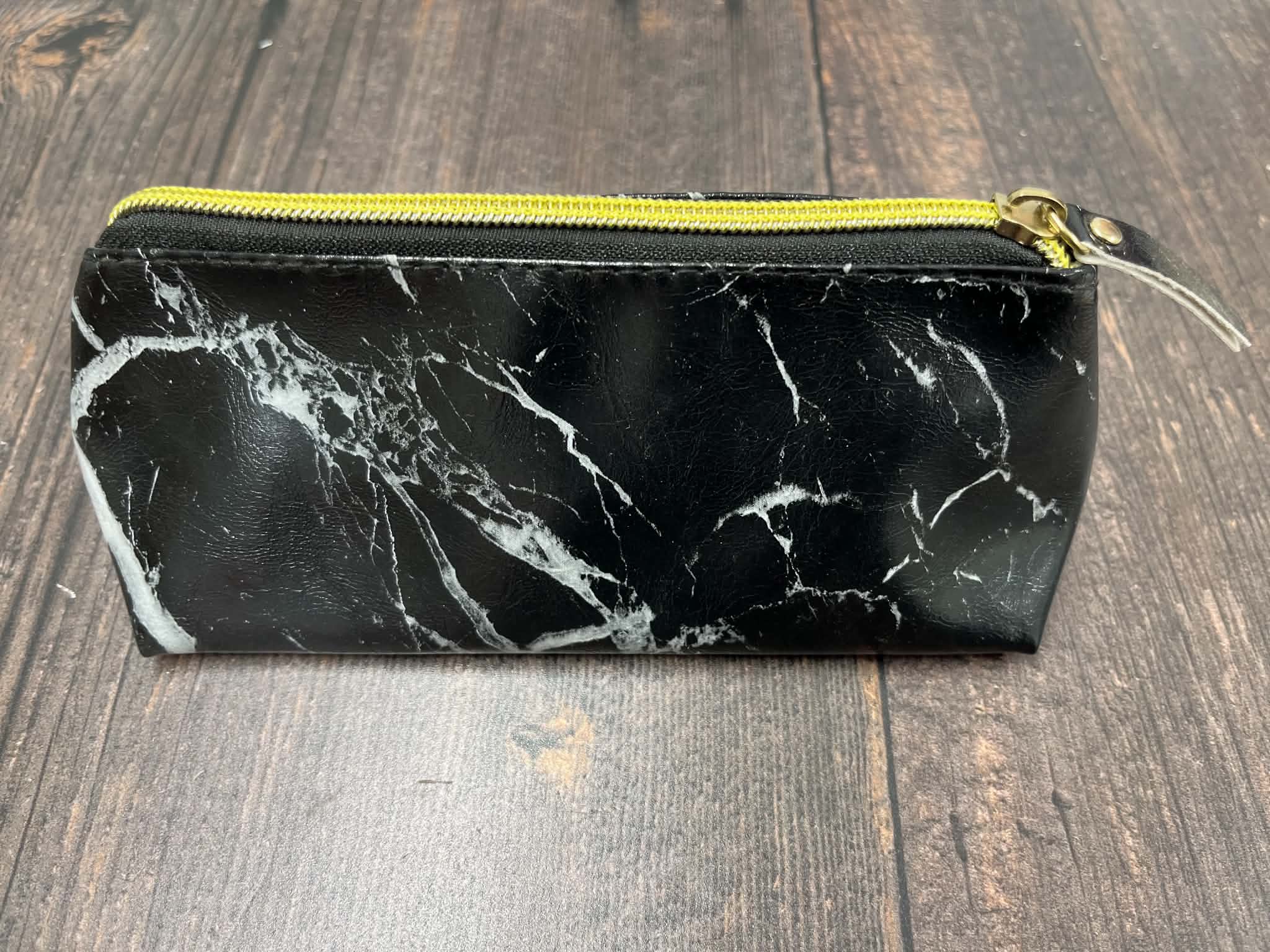 Small Black Marble Look Small Bag x 16